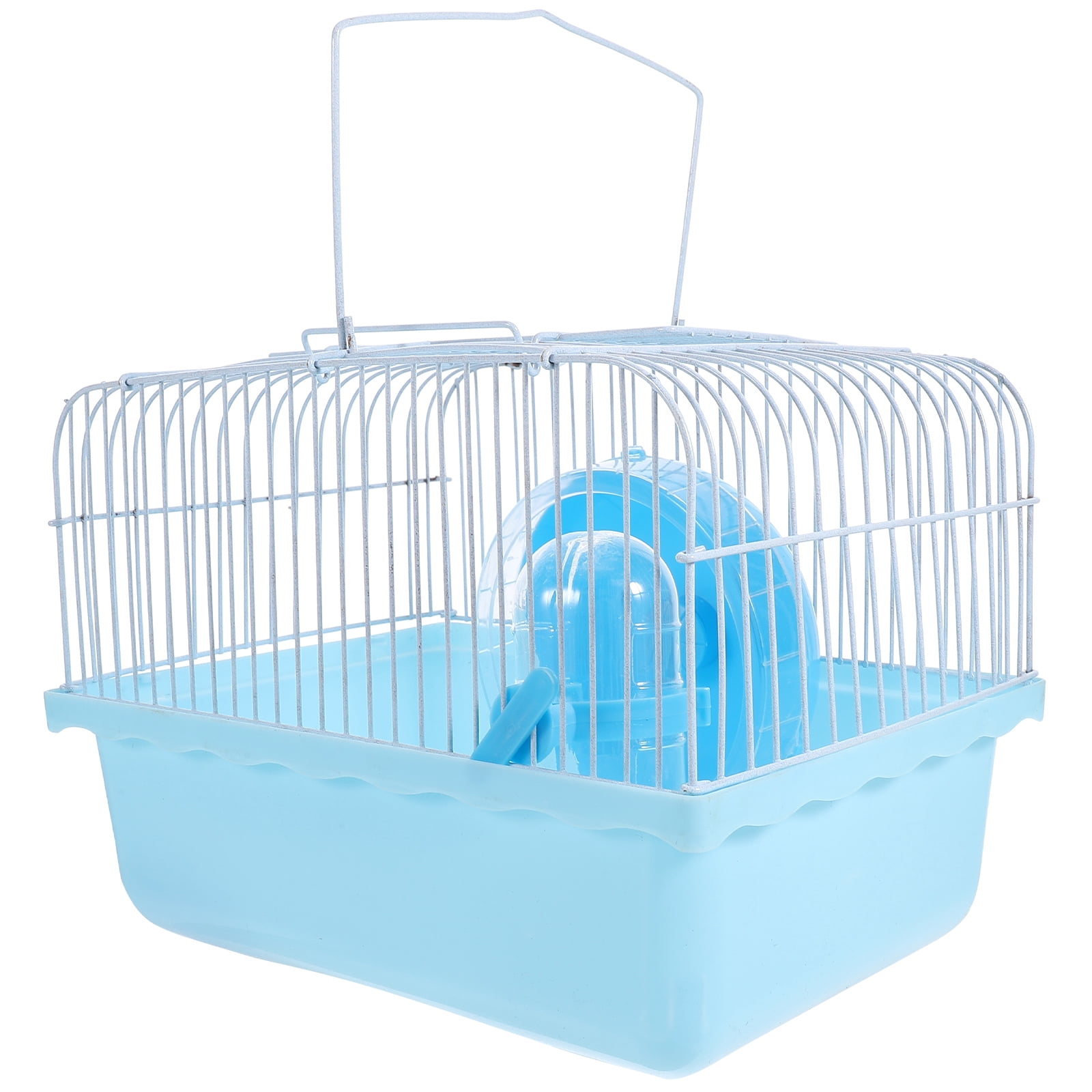 QIFULL Pet House Blue Hamster Cage Spacious Design with No Harm Materials for Small Pets