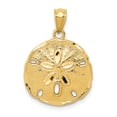 thumbnail image 1 of 14K Yellow Gold Gold Polished Large Sand Dollar Pendant, 1 of 2