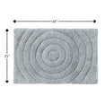 thumbnail image 2 of Knightsbridge Echo 220 GSF Non Skid Back Bath Rug 21 x 34 - Silver, 2 of 2