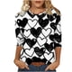 thumbnail image 2 of Xuyuer 3/4 Sleeve Round Neck Top - Women's Versatile 3/4 Sleeve Casual Shirt for Layered Spring Outfits, Transitional Season Styling & Effortless Daily Wardrobe Essential, 2 of 8