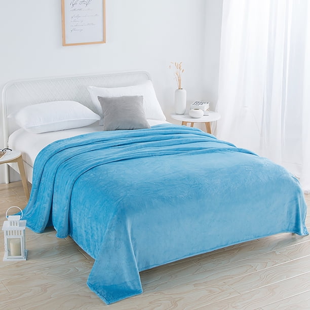 Sofá Cama Sofá Manta de Flanela de Microfibra Suave 70x100cm, Caliente Todas las Estaciones Doble Lado para la Sala de Estar Dormitorio Camping Regalo, Mantas Suaves Y Lanzamientos