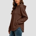 thumbnail image 4 of Aezemi Womens Jacquard Hoodie Sweatshirts Pullover Loose Fit Split Hem Fashion Comfy Sweatshirts Winter Fall Baggy Comfy Daily Casual Outerwear S, 4 of 6