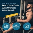 thumbnail image 5 of Ultimate Paleo Protein Powder | Premium Grass Fed Beef Protein with Collagen Peptides | Paleo Friendly, Gluten Free, Keto Friendly, No Artificial Sweeteners or Preservatives - Chocolate, 30 Servings, 5 of 6