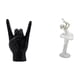 thumbnail image 1 of Estatua del gesto de la roca,Estatuas y figuras de dedos con gestos de música rock,Figura de escritorio,Estatua de bailarina de ballet,adorno de escritorio,decoración del hogar,Estatua de, 1 of 8