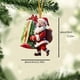 thumbnail image 3 of Colgante Plano de Acrílico Navideño, Colgante de Coche Navideño, Adorno para Árbol de Navidad, 3 of 7