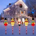 thumbnail image 2 of A 6-Pack Solar Christmas Lights, Moving Led Outdoor Decorations With Waterproof Design And Snowman Reindeer Figures For Courtyard And Tree Decor, 118X4X4In 1.2Lb, 2 of 4