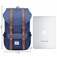 thumbnail image 2 of KAUKKO School Travel mochila para universidad flexible con portátil para 15",22L(Nylon/Azul) KAUKKO  EP5, 2 of 5