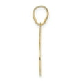 thumbnail image 2 of Diamond2Deal 14K Yellow Gold Polished Etched Number 65 Pendant for Women, 2 of 6