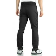 33,000ft Men's Waterproof Cycling Pants, Windproof Breathable Athletic Mountain Bike Pants Running Hiking Sweatpants Sports