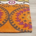 thumbnail image 3 of SAFAVIEH Cedar Brook Giovanni Southwestern Cotton Area Rug, Orange/Red, 7'3" x 9'3", 3 of 8