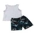 thumbnail image 5 of 1-5T Kids Boy Summer Beach Clothes Tops Tee+Short Outfits, 5 of 5