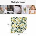 thumbnail image 4 of Summer Lemon Cloth Napkins, Yellow Fruits Green Botanical Pastoral Washable and Reusable Dinner Napkins Set of 4, Table Napkin for Kitchen Party Birthday Wedding Hotel Housewarming 20"x20", 4 of 8