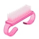thumbnail image 5 of Qarigey Cepillo de limpieza de uñas con mango de plástico para eliminar el polvo, manicura, pedicura, herramienta de cuidado de belleza, Rosado 2piezas, 5 of 6