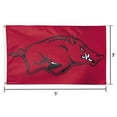 thumbnail image 2 of WinCraft Arkansas Razorbacks Deluxe 3' x 5' Flag, 2 of 2