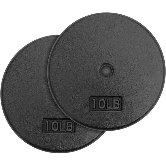 A2ZCARE 1-Inch Standard Weight Plates - Cast Iron Dumbbell Plates