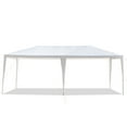 thumbnail image 2 of 10x20ft Commercial Party Tent - Heavy-Duty White PE Canopy w/ Threaded Iron Frame, 200 sq ft Coverage for Weddings, Markets & Events, 2 of 10