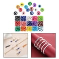 thumbnail image 3 of 450 Piezas de Abalorios de para Manualidades, Abalorios de con Caja de Almacenamiento para Joyas, Pulseras, Pendientes, Co perfecl Perlas espaciadoras artesanales, 3 of 8