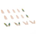 thumbnail image 4 of Uñas postizas largas, uñas postizas acrílicas de ataúd, cubierta completa, uñas postizas de bailarina, 4 of 5