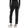 thumbnail image 2 of Aqua Womens Paperbag Mid Rise Classic Straight Jeans Black 29, 2 of 2