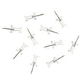 thumbnail image 3 of Pen+Gear Push Pins in Clamshell, Clear Plastic Head, Steel Point, 100 Count., 3 of 7