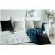 thumbnail image 5 of Juego de 2 fundas de almohada decorativas rectangulares de terciopelo acogedor para sofá y cama, 12 x 20 pulgadas Ormromra CZJJ-ZC6-2, 5 of 6