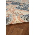 thumbnail image 4 of Contemporary Home Living 3' x 5' Tribal Diamond Area Throw Rug - Cream and Blue, 4 of 7