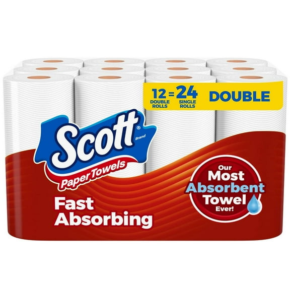 Scott Choose-A-Sheet Double Roll Paper Towels 12