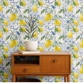 thumbnail image 2 of S4Sassy Self Adhesive Wallpaper, Fruit Tile Print Wallpaper, White Removable Diy Vinyl Tile Pattern Wall Covering, Plain Peel And Stick Contact Paper For Entryway Wall, Kitchen Backsplash(25"X60"), 2 of 9