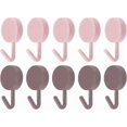 thumbnail image 2 of FLINT- 10 Self Adhesive Sticky Hooks Wall Sticky Adhesive Wall Seamless Hooks Hangers, 2 of 5