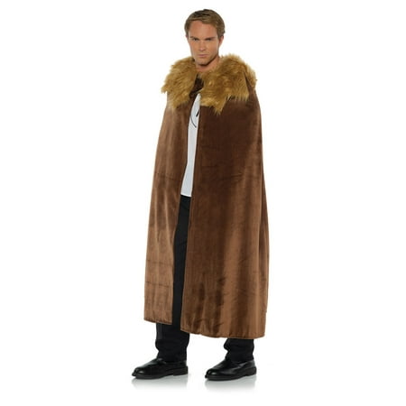 Barbarian Mens Adult Game Of Thrones Brown Faux Fur Costume