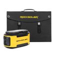 thumbnail image 1 of ROCKSOLAR Ready 200W 222Wh Portable Power Station + 30W Foldable Solar Panel Solar Generator Kit, 1 of 7