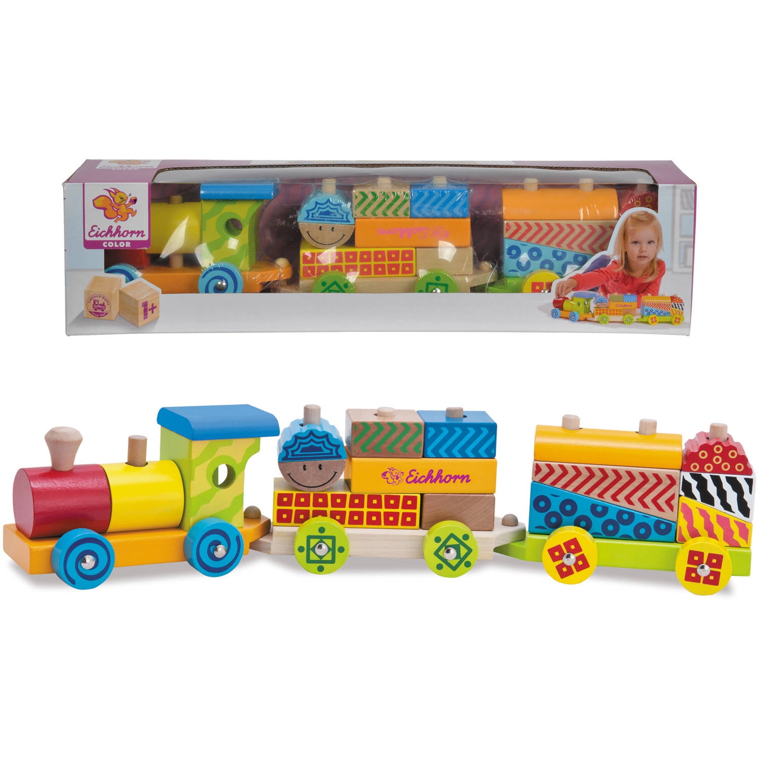 eichhorn wooden toy farm set