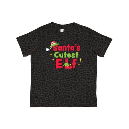 

Inktastic Christmas Santa s Cutest Elf Gift Toddler Boy or Toddler Girl T-Shirt