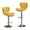 Yellow, variant on Roundhill Furniture Ellston Upholstered Adjustable Swivel Barstools in Yellow, Set of 2
