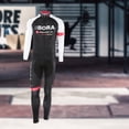 thumbnail image 3 of Bicycle Racing Bike Riding Suit Men's Long Sleeve Cycling Jersey Set Bib Pants M, 3 of 8