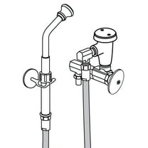 American Standard 7582.167 Brass Chrome Bedpan Cleanser Faucet