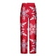 thumbnail image 4 of Puntoco Pantalones de pierna recta con diseño de estampado fino para dormir en casa para hombre Pantalones casuales para hombre, 4 of 5