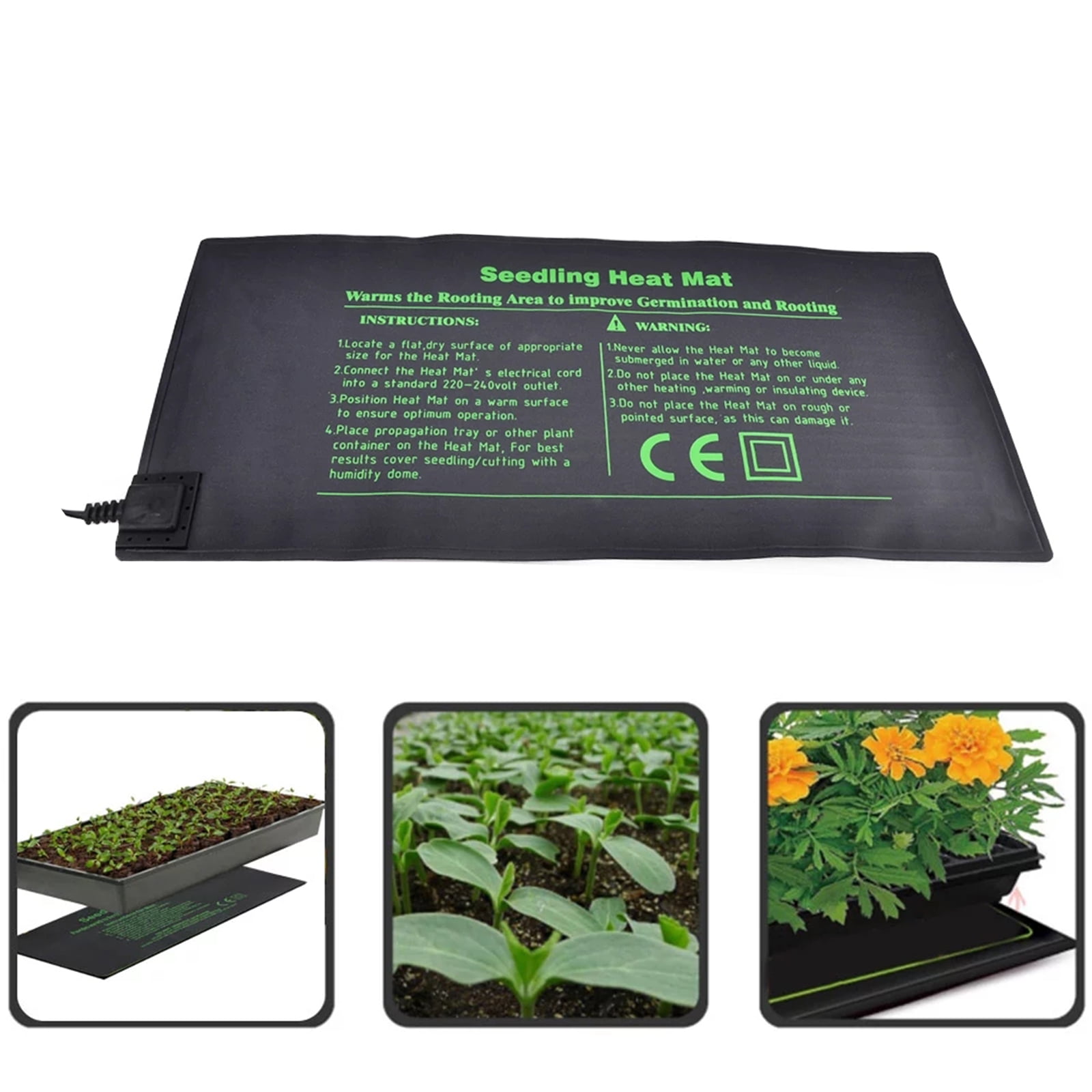 Waterproof Seed Flower Heating Mat Seedling Plant Hydroponic Warm Heating Pad 