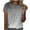 Gray-02, variant on STETMN Women's Casual Short Sleeve Shirts Crew Neck Curved Hem Smooth Summer Trendy Basic Tops
