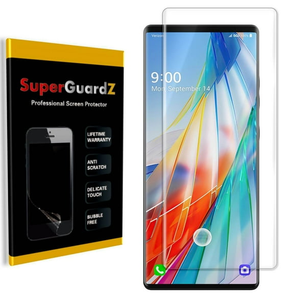 [2-Pack] For LG Wing 5G - SuperGuardZ [FULL COVER] Clear Screen Protector   2 Stylus Pen
