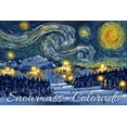 thumbnail image 3 of Snowmass, Colorado, Ski Resort with Mountain (100% Cotton Canvas Reusable Tote Bag), 3 of 3
