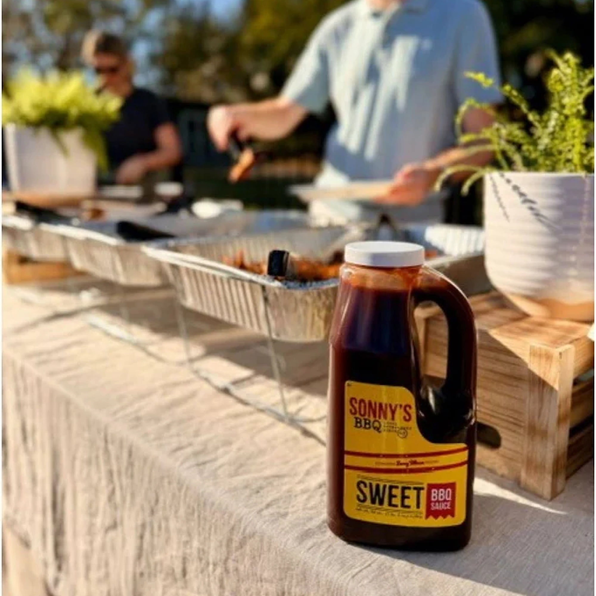 Sonny’s BBQ Sweet BBQ Sauce, 84 oz Jug - Barbecue Sauce for Grilling, Dipping, and Marinades