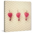 thumbnail image 2 of Marmont Hill "Chevron Hearts" by Robert Dickinson Painting Print on Canvas, 2 of 7