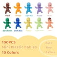 thumbnail image 2 of King Cake Babies Mini Bebés De Plástico De 1,2 Pulgadas, Bebés Pequeños Metálicos Para Decoraciones De Pasteles De Fiesta, Cubitos De Hielo, My Water Broke, Juegos De Baby Shower, Regalos De Fiesta De, 2 of 5