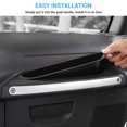 thumbnail image 2 of CheroCar Car Tray Passenger Storage Box Storage Organizer Grab Handles for Jeep Wrangler JK JKU 2011-2017,Black, 2 of 7