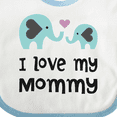 thumbnail image 4 of Inktastic I Love My Mommy Boys or Girls Baby Bib, 4 of 4
