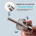 thumbnail image 3 of Grease Coupler Nozzle High Pressure Double Handle Lock Clamp Type Grease Nozzle Factory Supply, 3 of 4