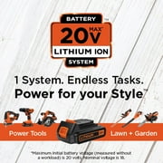 BLACK+DECKER 20V Cordless 3/8 in Drill Driver, 1.5Ah, Battery and Charger Included