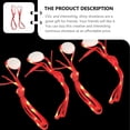 thumbnail image 2 of HLONKLED Lacets Lumineux Sangles pour Chaussures Amples Espadrilles Hommes et Femmes Rouge, 2 of 8