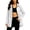 White, variant on Waterproof Windbreaker for Women Hooded Rain Jacket Long Sleeve Lightweight Raincoats Outdoor Anorak Coat with Pocket